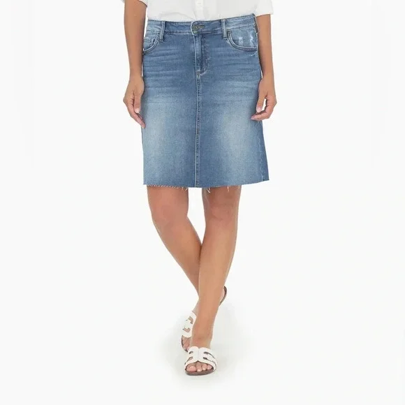 KUT from the Kloth Melinda Skirt (Explorative Wash) - Picture 1 of 3